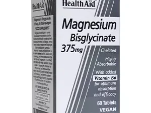 HealthAid Magnesium Bisglycinate 375mg, 60 таблети