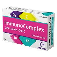 ImmunoComplex Cink+Selen+D3+C, 60 таблети