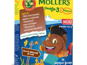 Mollers рипчиња за џвакање со вкус на кола,36 гумени рипчиња