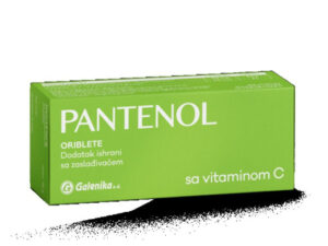 PANTENOL+VITAMIN C пастили за грло, 20 пастили