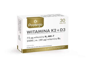 Vitamin K2 + D3 2000iu, 30 kapsuli